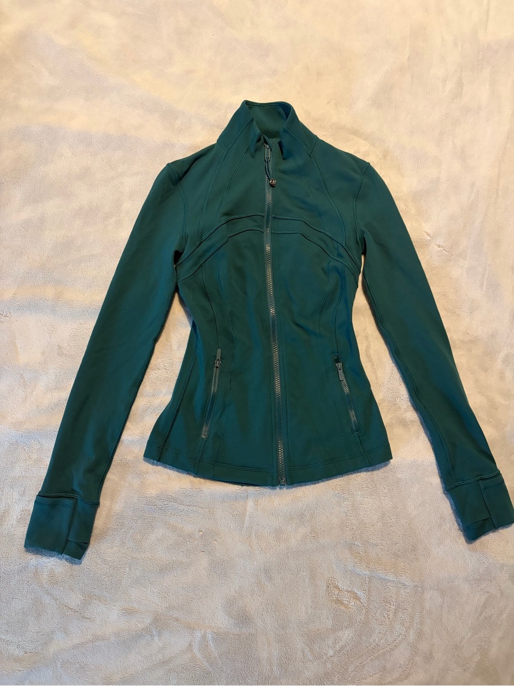 lululemon athletica Deep Teal Fitted Bomber Jacket